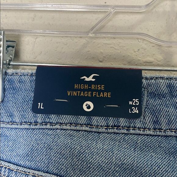 NWT High-Rise Vintage Flare Jeans | Y2K | Light Wash | Women's Size 1Long - Picture 5 of 16